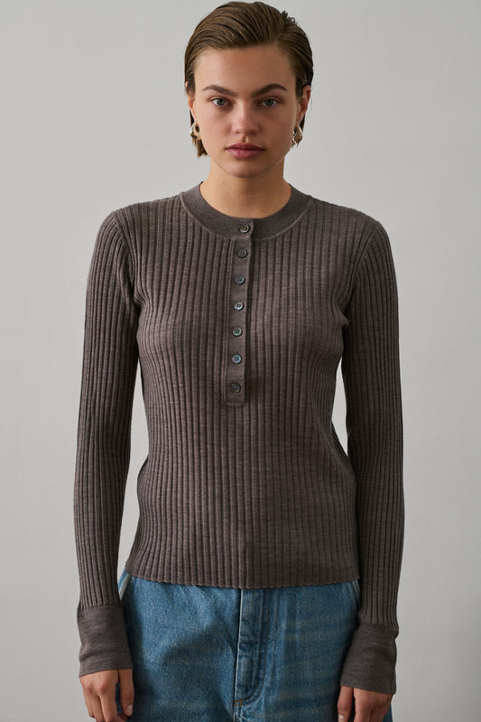 Polo Buffalo - Chataîgne - Laine - Femme