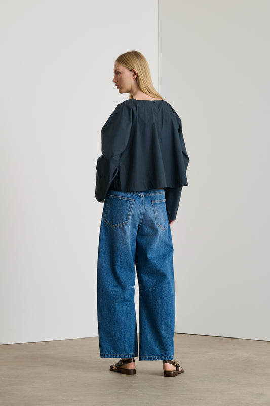 Blouse Armand - Bleu Nuit - Coton - Femme