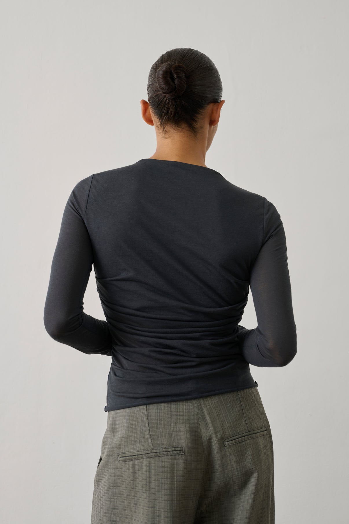 Tee-Shirt Gaia - Bleu Gris - Femme vue 2