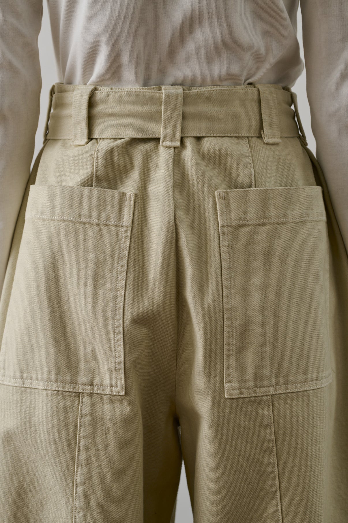 Pantalon Cody - Jaune Pâle - Coton - Femme vue 4