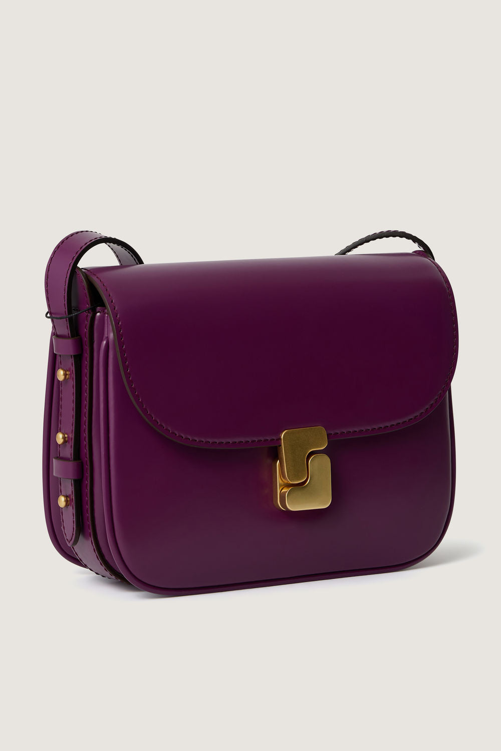 Sac Bellissima Mini - Pourpre - Cuir - Femme vue 2