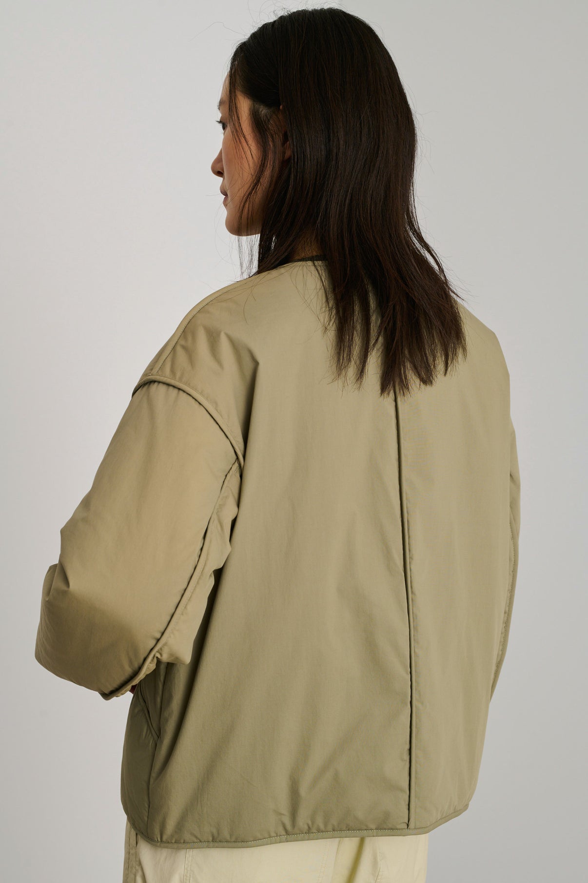 Blouson Vilnius - Amande - Coton - Femme vue 3